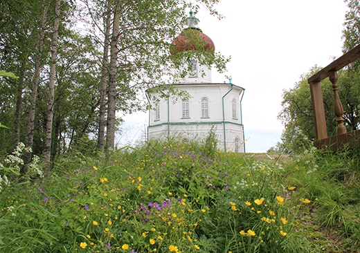 Sekornaya Hill. The Chruch  of Ascension