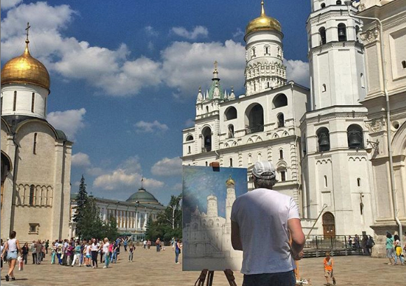 Cathedral Square of Moscow Kremlin