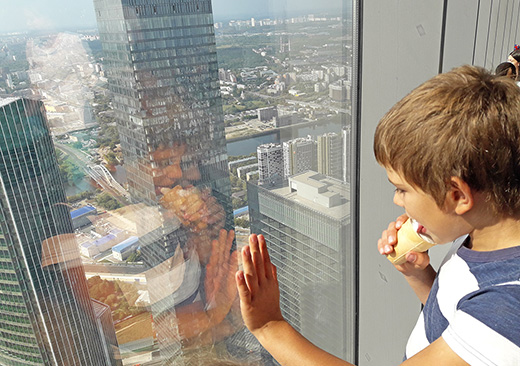Moscow City panoramic platform