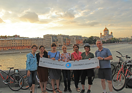 Charity bike tour