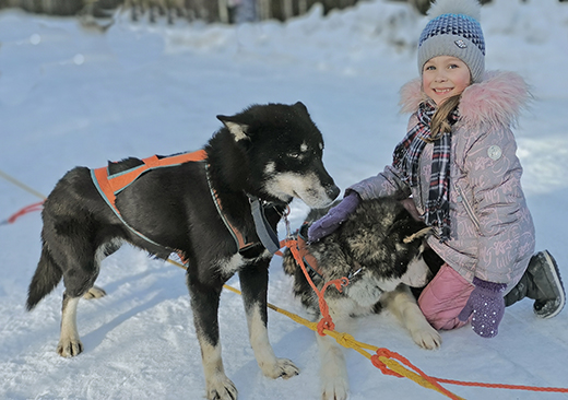 Karelia winter escape