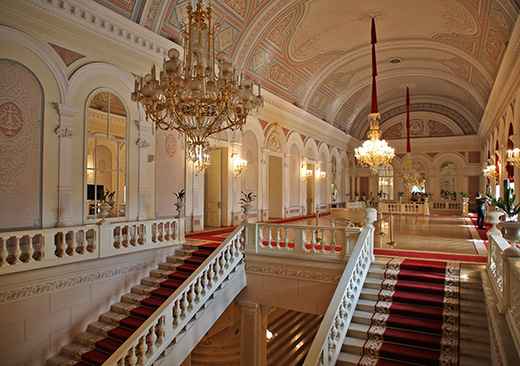 Restored halls of the Bolshoi theatre Restored halls of the Bolshoi theatre