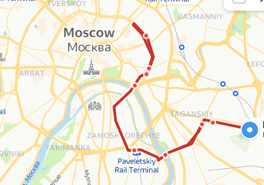 tram A route tram A route