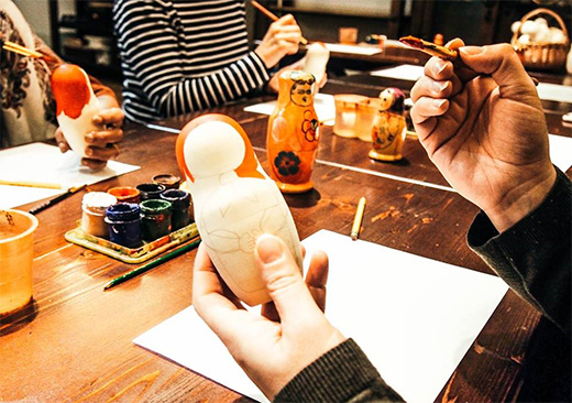 matryoshka-painting master-class