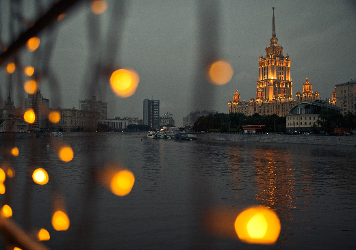 Moscow by night driving tour