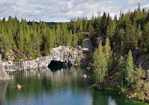 Ruskeala mountain park Ruskeala mountain park