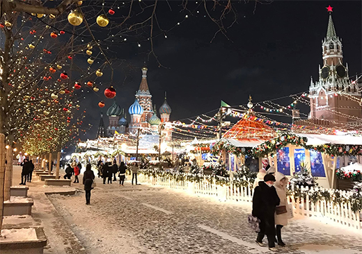 Christmas markets in Moscow
